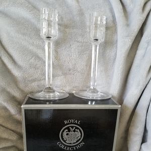 Wedgewood Crystal Candleholders